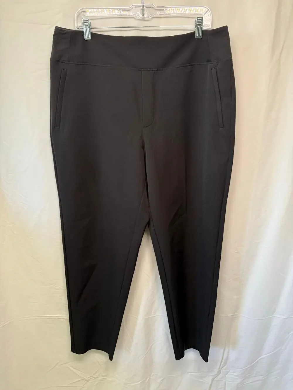 Athleta Endless Ankle Pants, Black, Size 16 Tall - Excellent